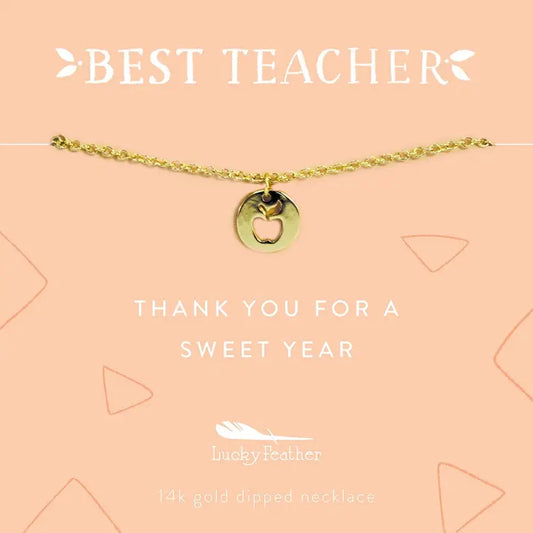 Teacher Necklace- You're A Star