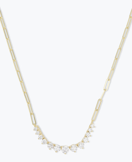 Not Your Basic Graduated Samantha Tennis Necklace By Melinda Maria