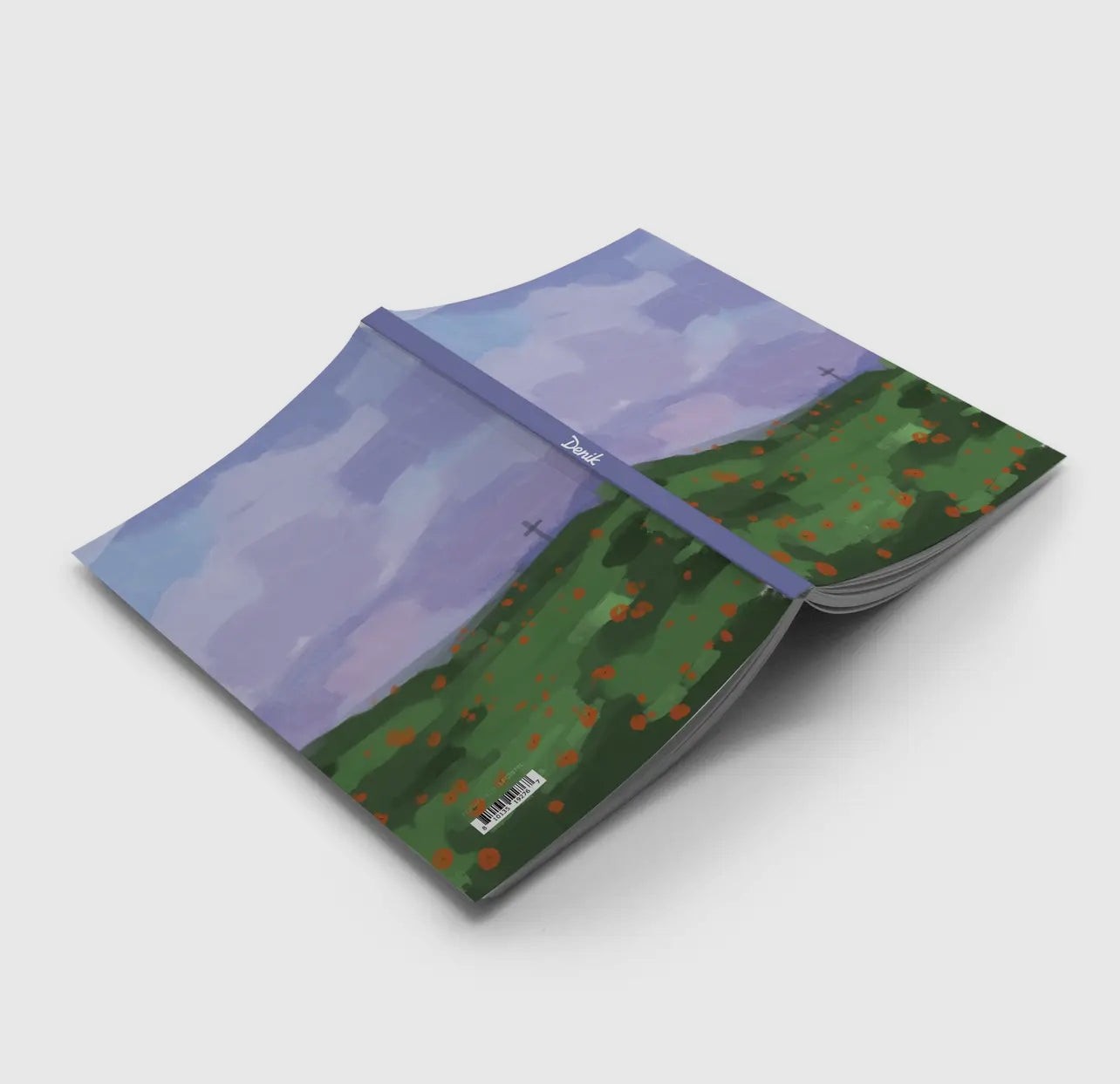 Poppy Field Layflat Journal Notebook