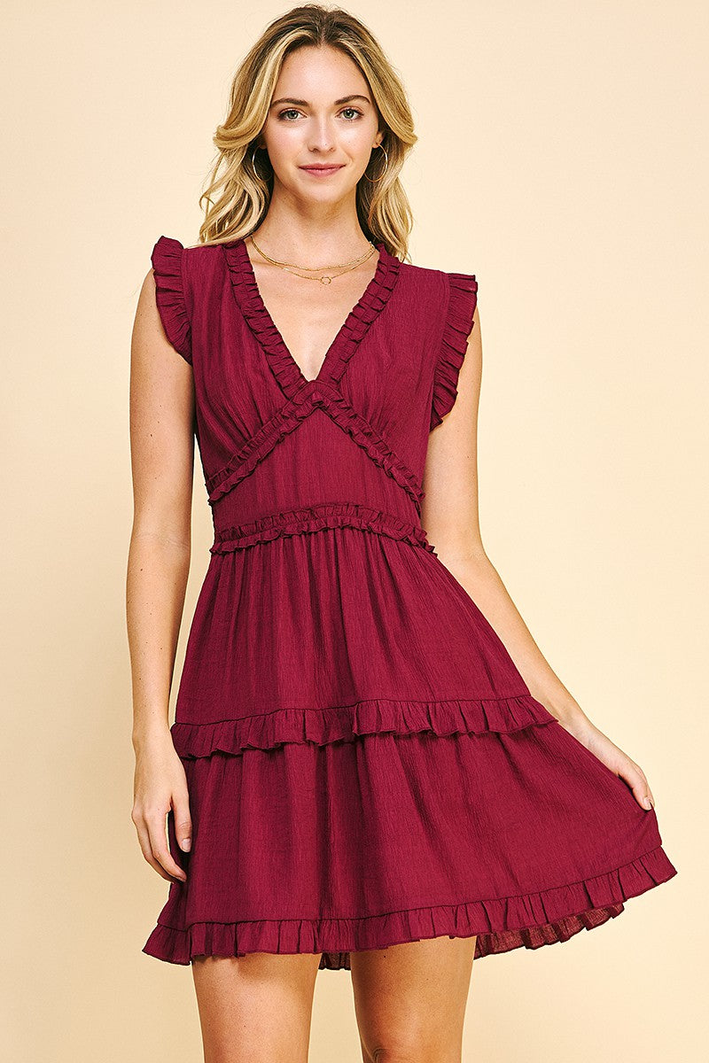 Nicole Ruffle Dress