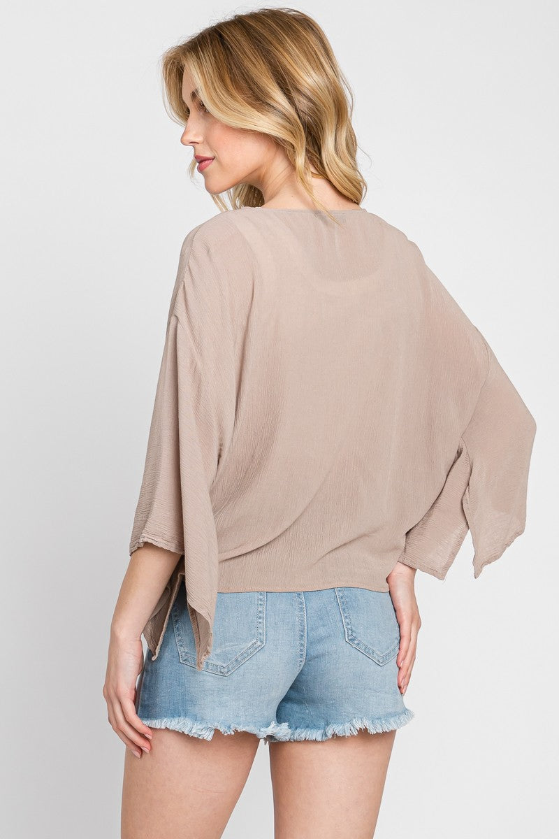 Sandy Gauze Kimono Cardigan