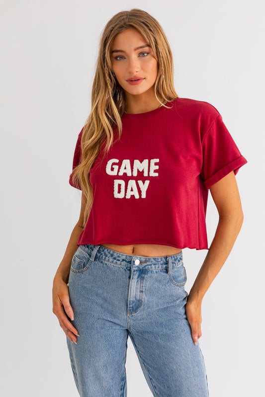 Game Day cropped tee