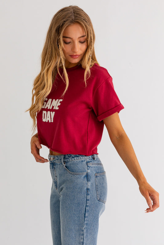 Game Day cropped tee