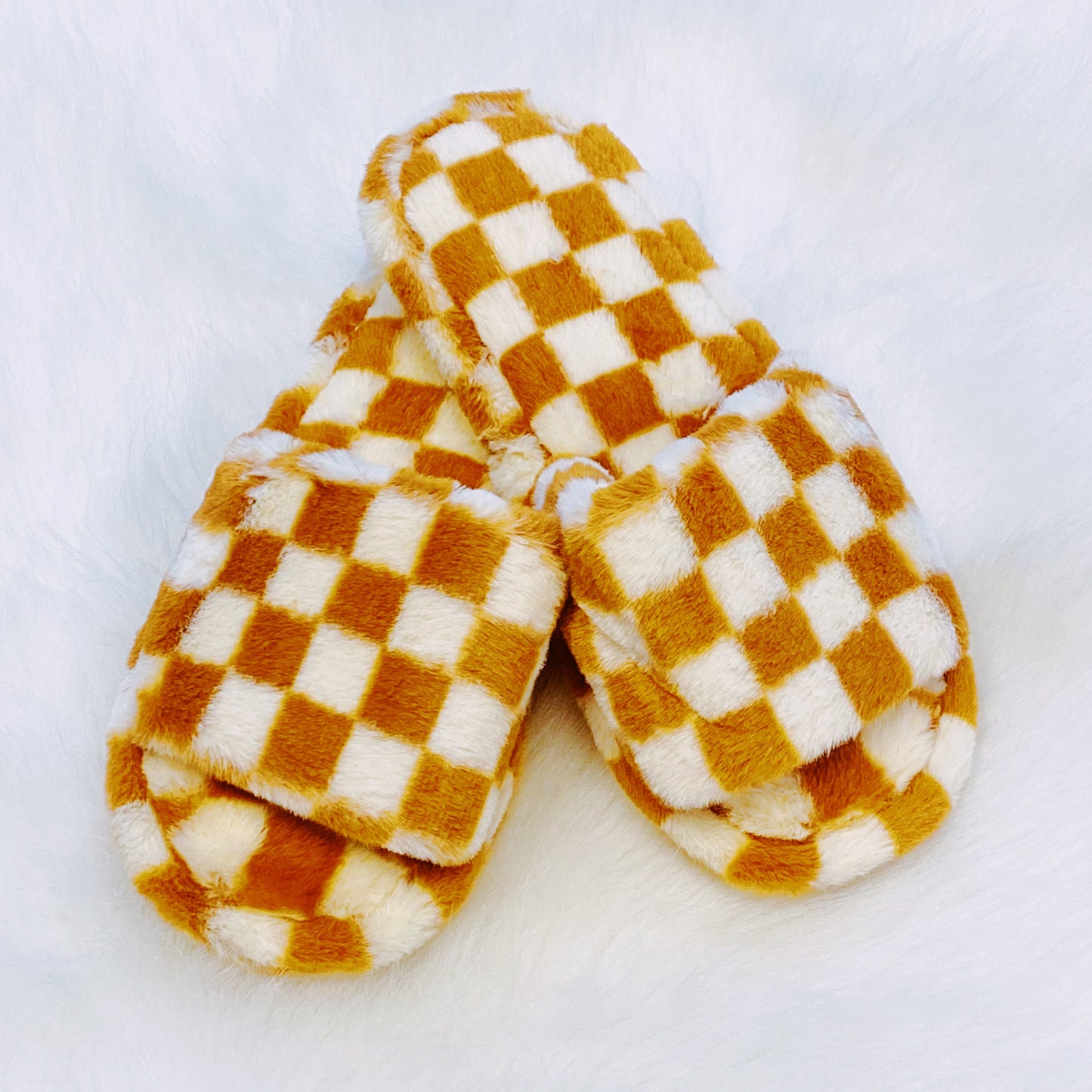 Checkered Cloud Comfort Slippers