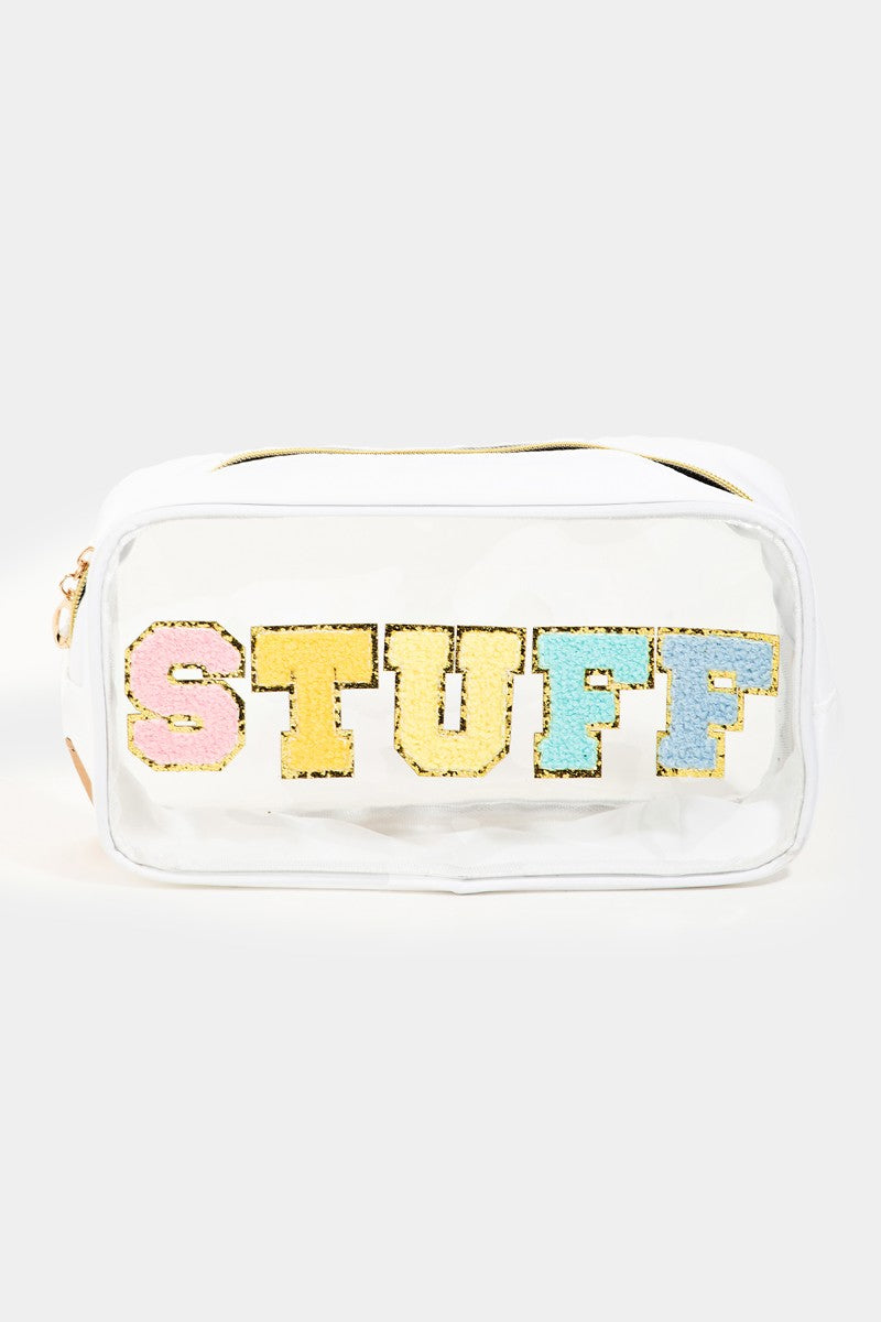 See Through Stuff Print Cosmetic Bag