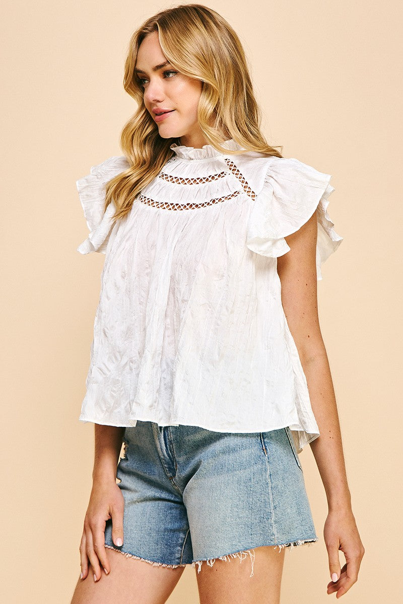 Florence Crinkled Top