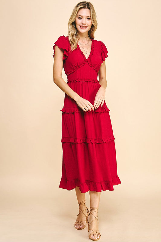 Donna Ruffled Dress