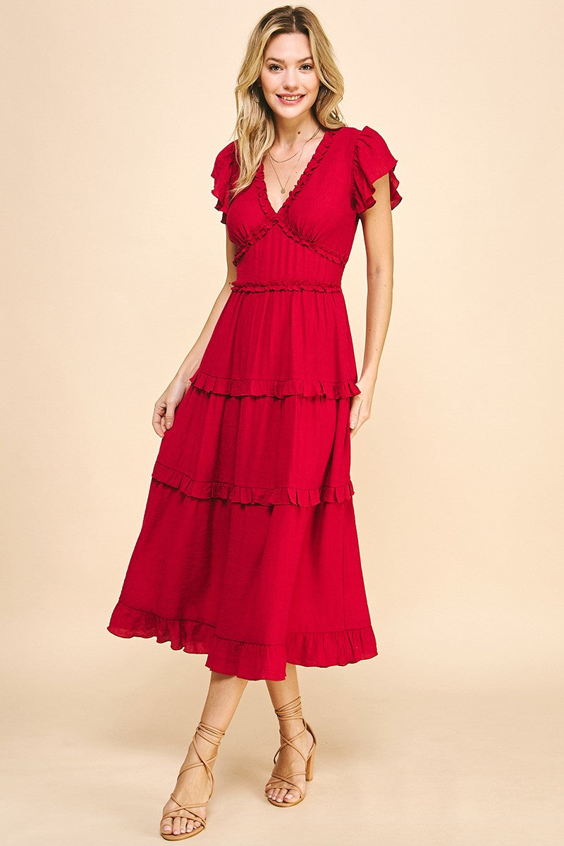 Donna Ruffled Dress