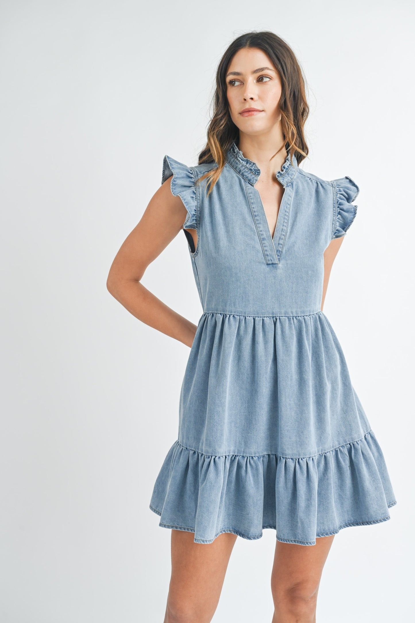 Katerina Denim Mini Dress