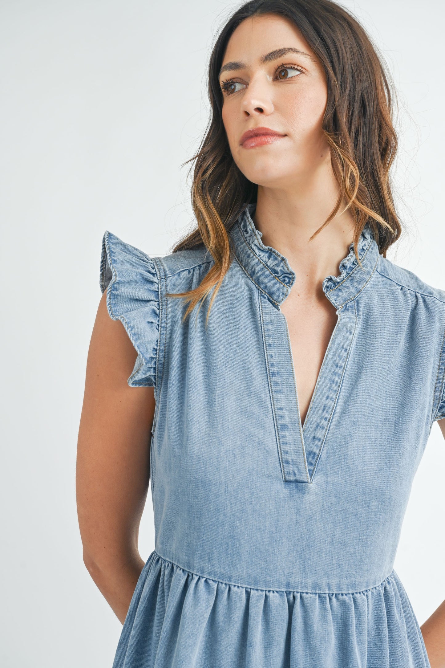 Katerina Denim Mini Dress