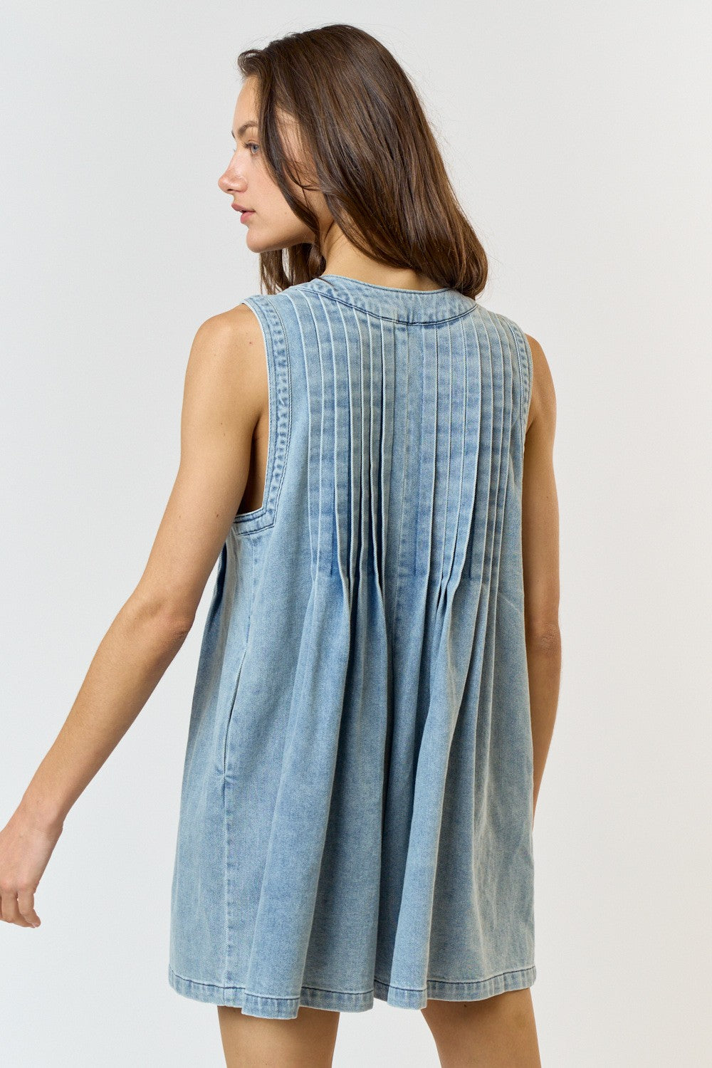 Jenna Denim Romper