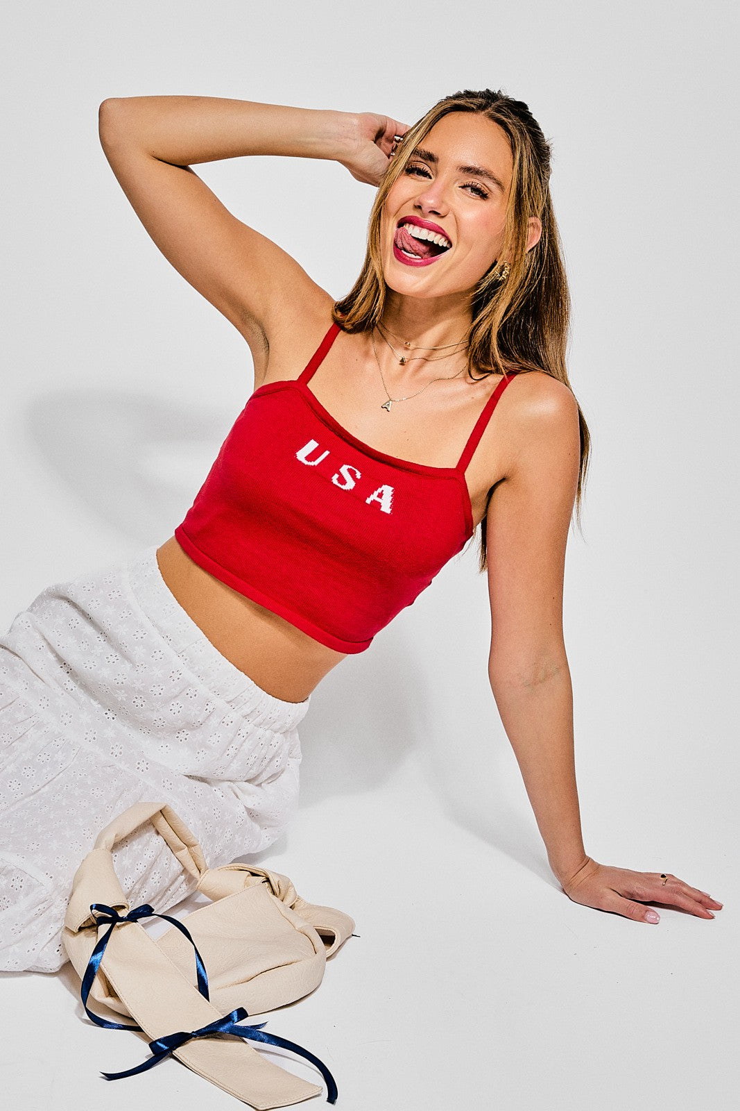 USA Knit Tank Top