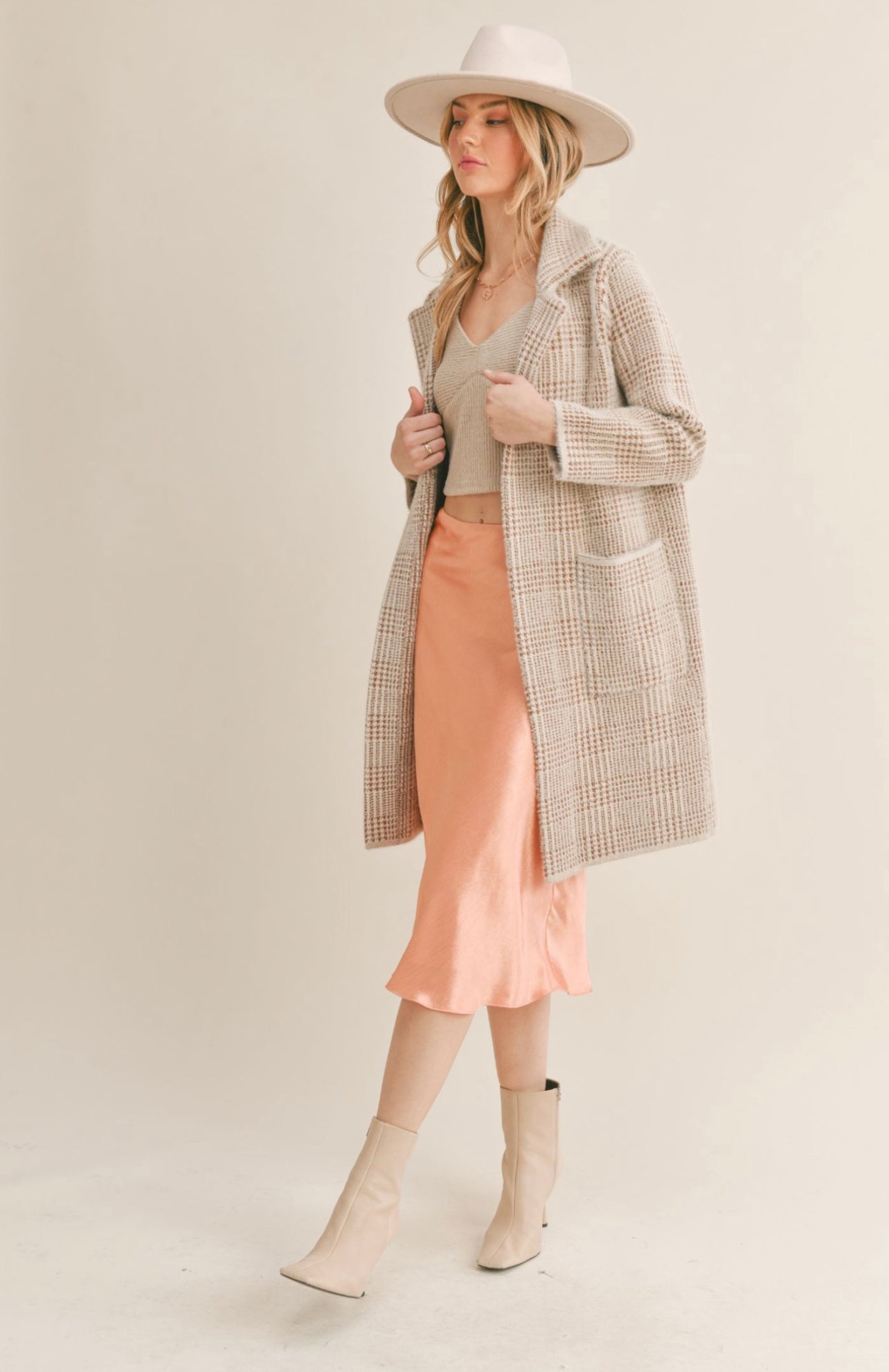 Marceau Houndstooth Coat