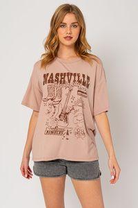 SHORT SLEEVE NASHVILLE GRAPHIC TOP