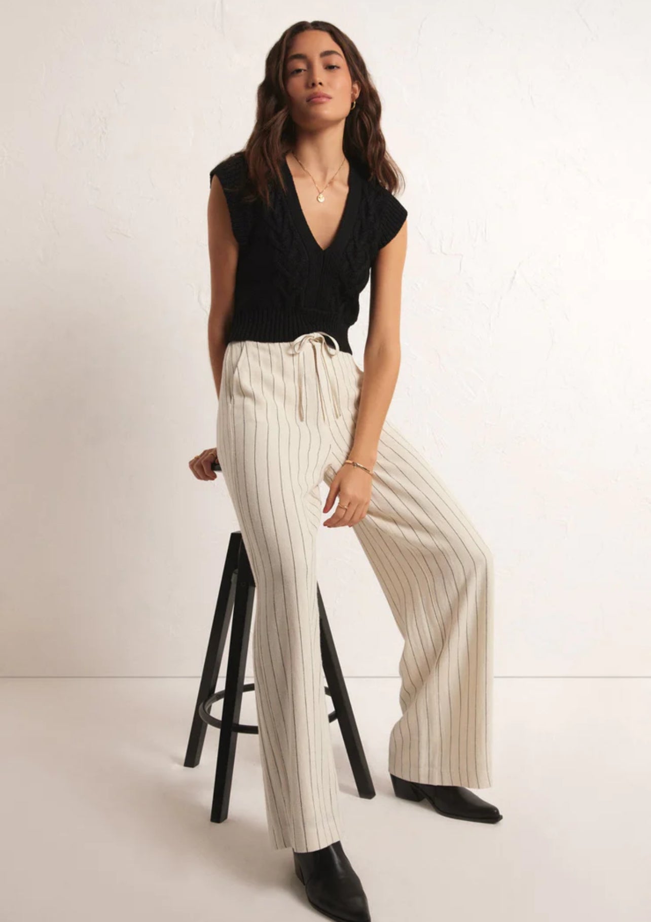 CORTEZ PINSTRIPE PANT