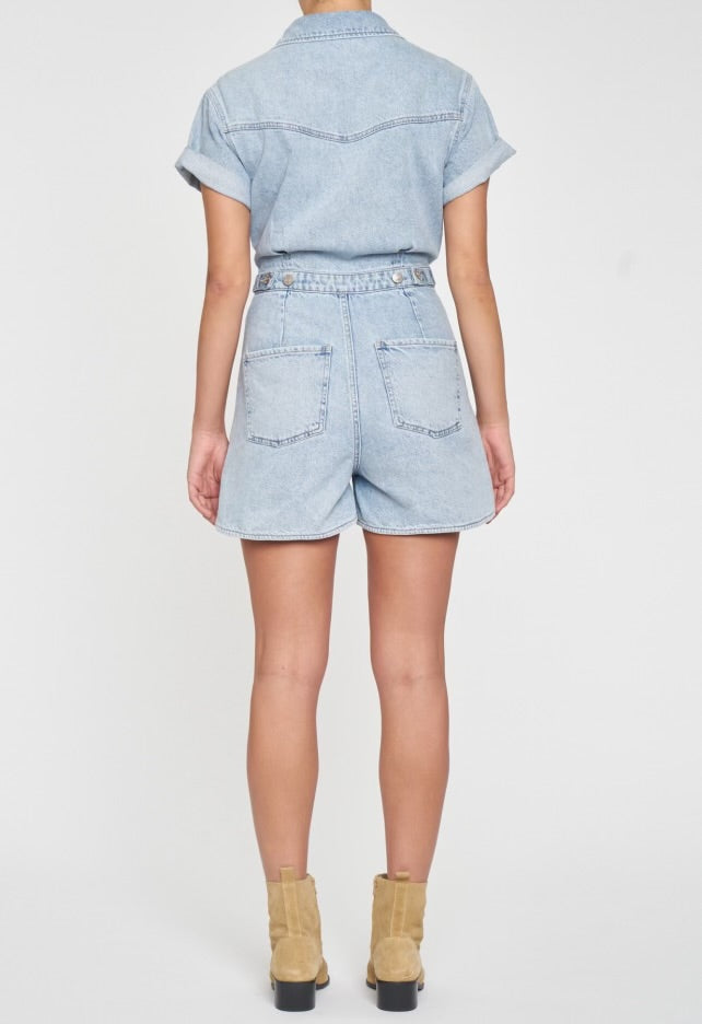 Topanga Denim Romper