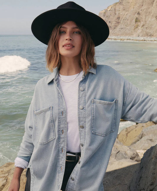 ALL DAY KNIT DENIM JACKET