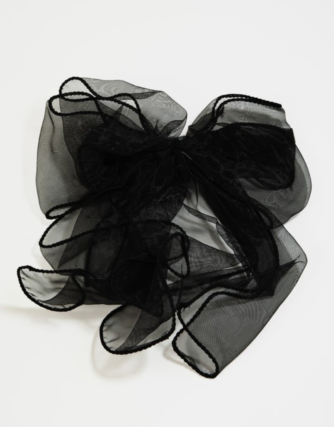 Sheer Ribbon Bow Hair Clip