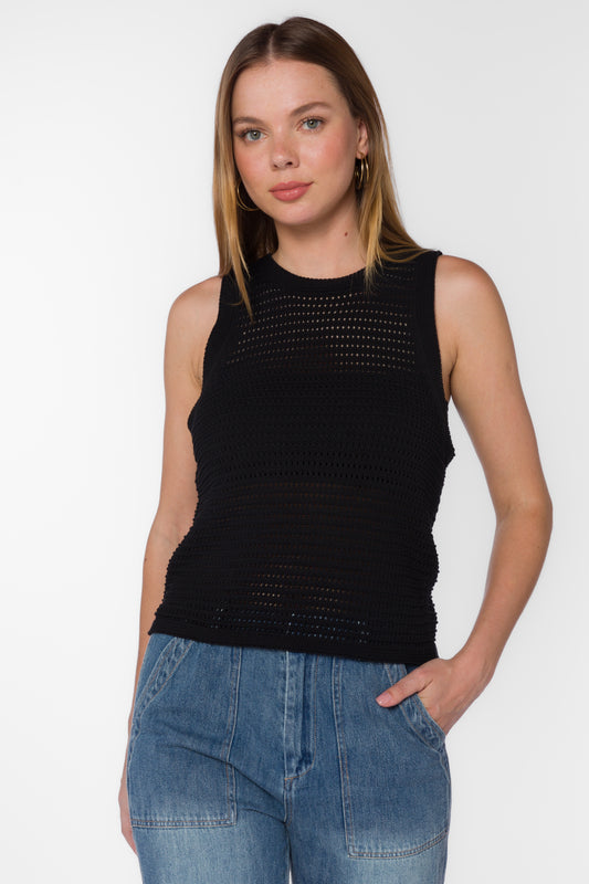 ALORA BLACK TOP BY VELVET HEART