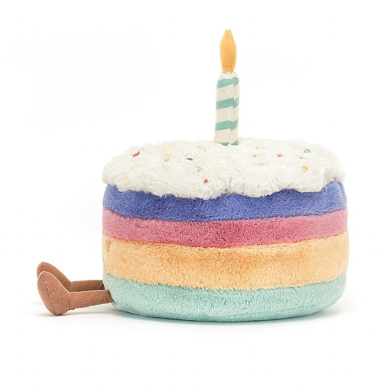 Amuseable Rainbow Birthday Cake By Jellycat