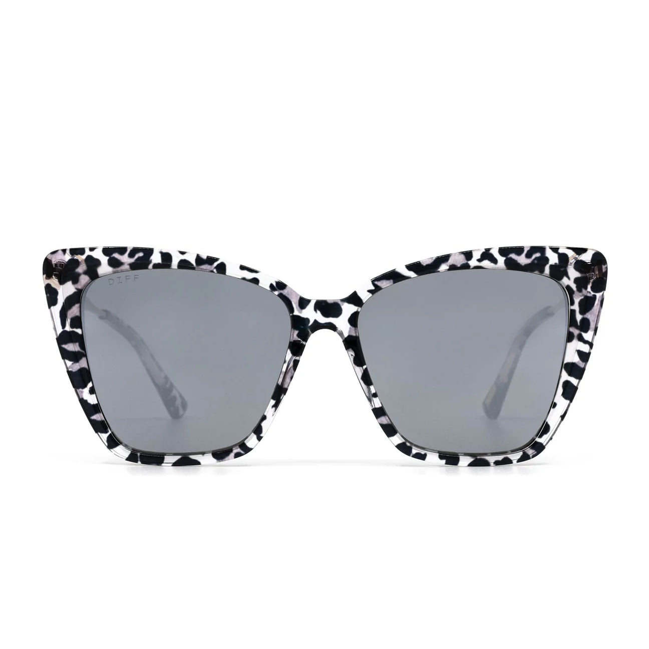 Becky II Clear Leopard Sunglasses