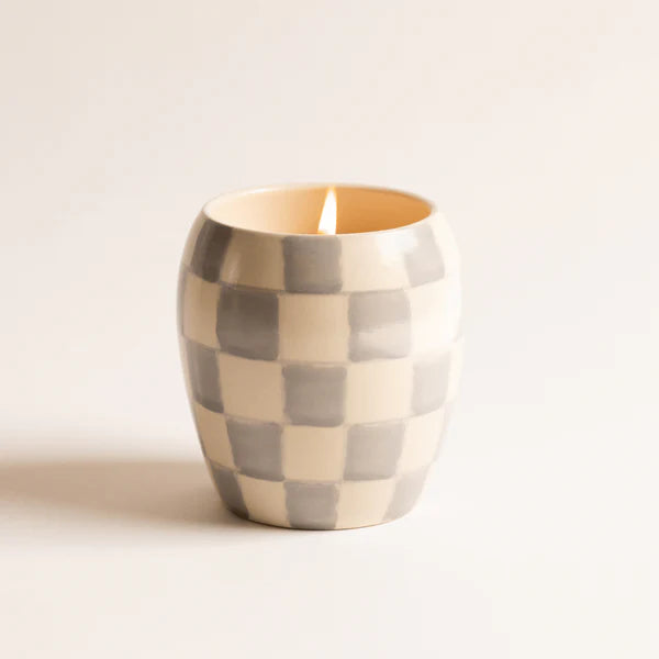 Checkmate 11 oz Candle - Cotton + Teak