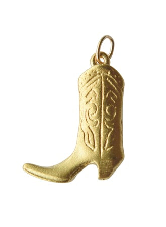 Gold Boot Charm