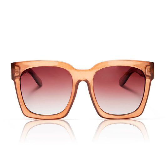 anonymous taupe crystal brown gradient sunglasses