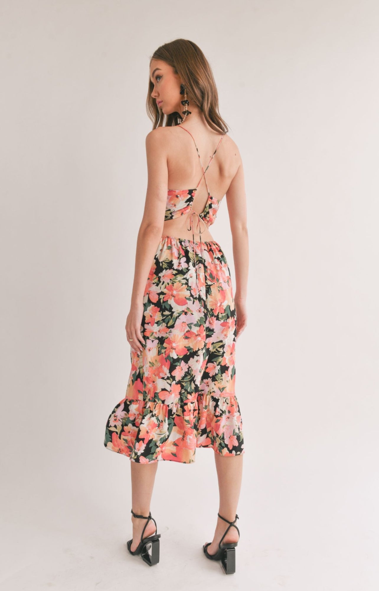 Scenic Beauty Cutout Dress