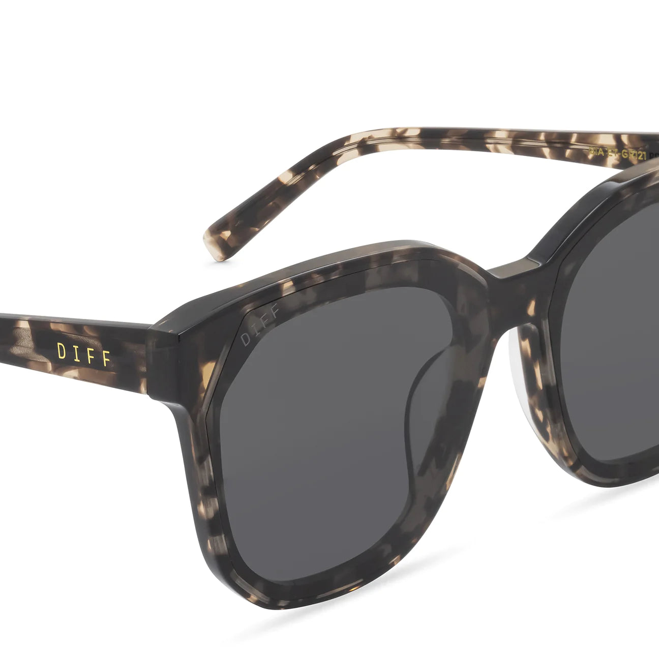 Gia Espresso Tortoise Grey Sunglasses