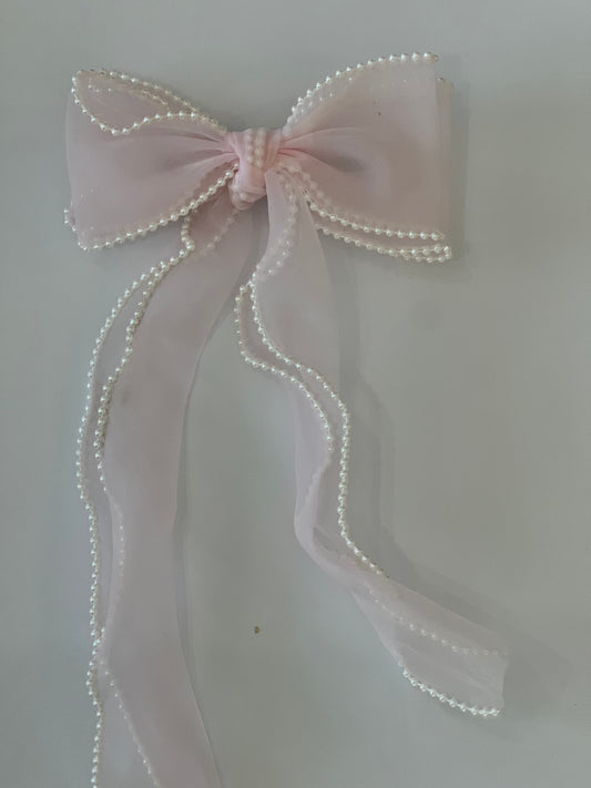 Faux Pearl Detail Hair Clip