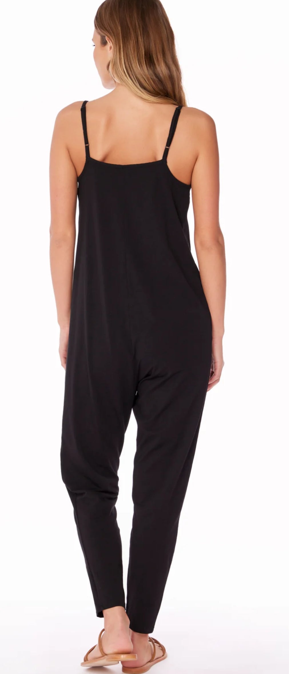 V-NECK JUMPSUIT