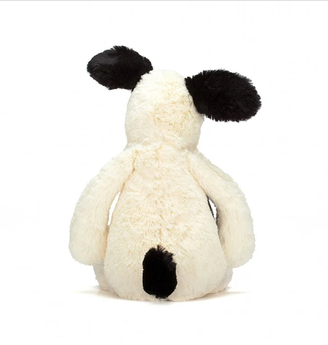 Bashful Black & Cream Puppy By Jellycat