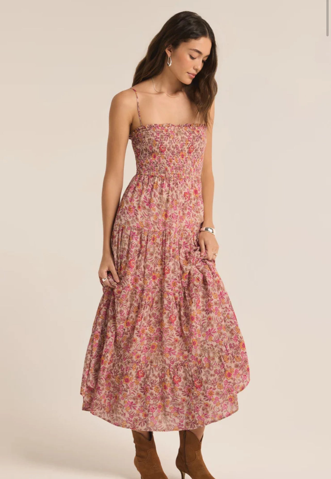 BALOS LIMA FLORAL MAXI DRESS