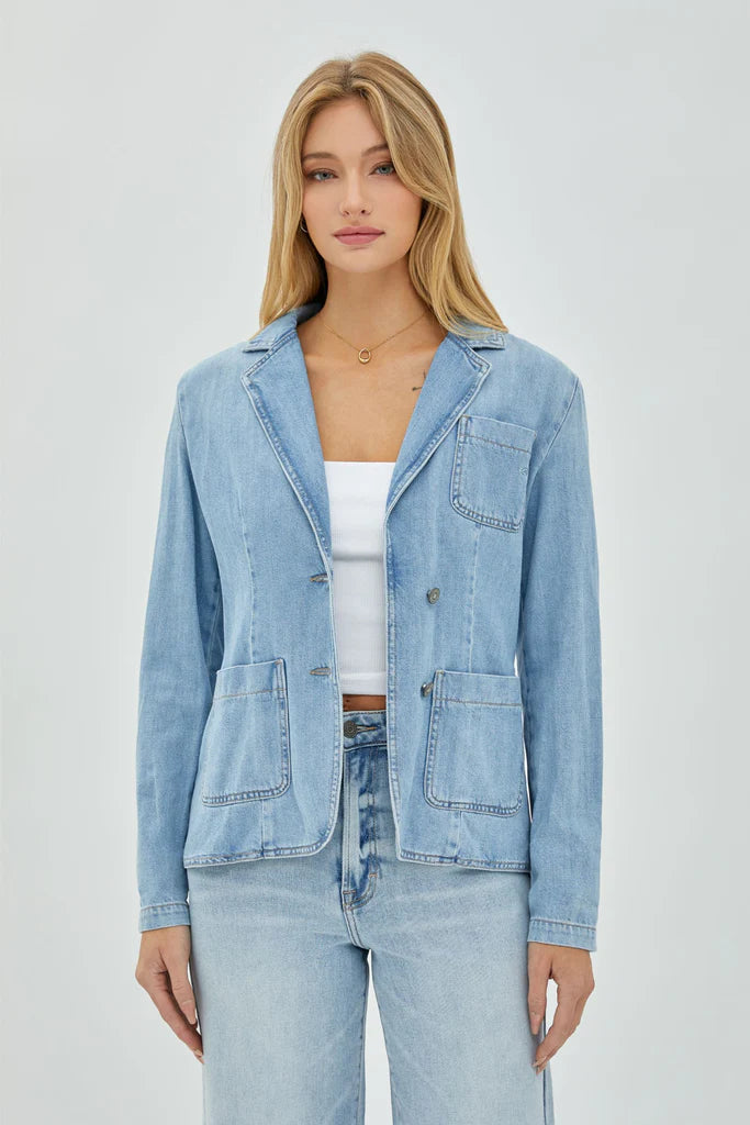 Rebel Denim Blazer by Hidden