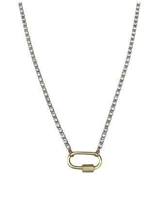 DOUBLE LIFE Carabiner Necklace