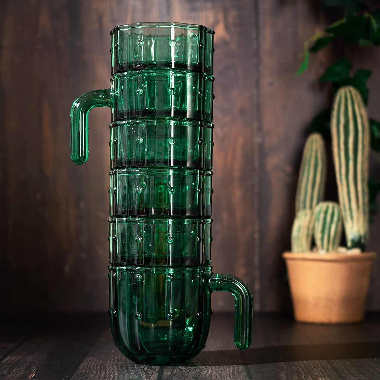 The Cactus Stackable Glasses