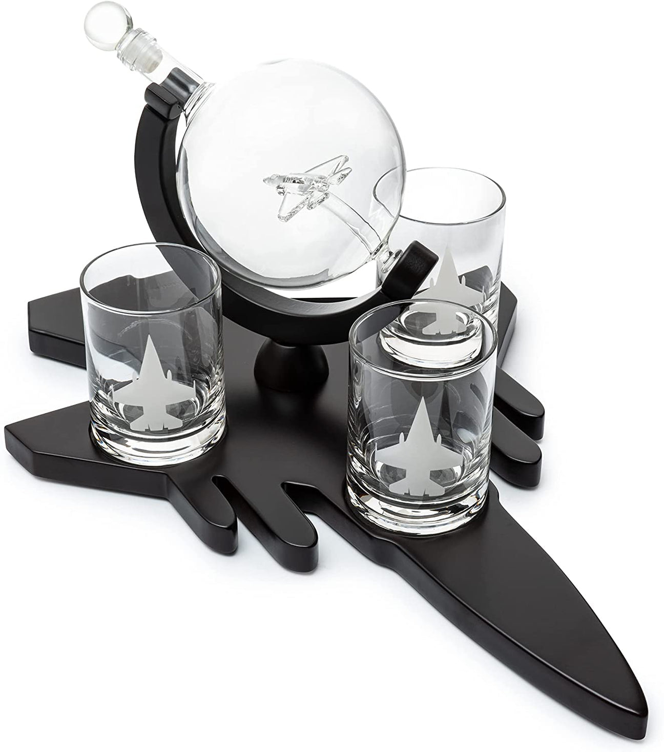 F16 Whiskey Decanter Set