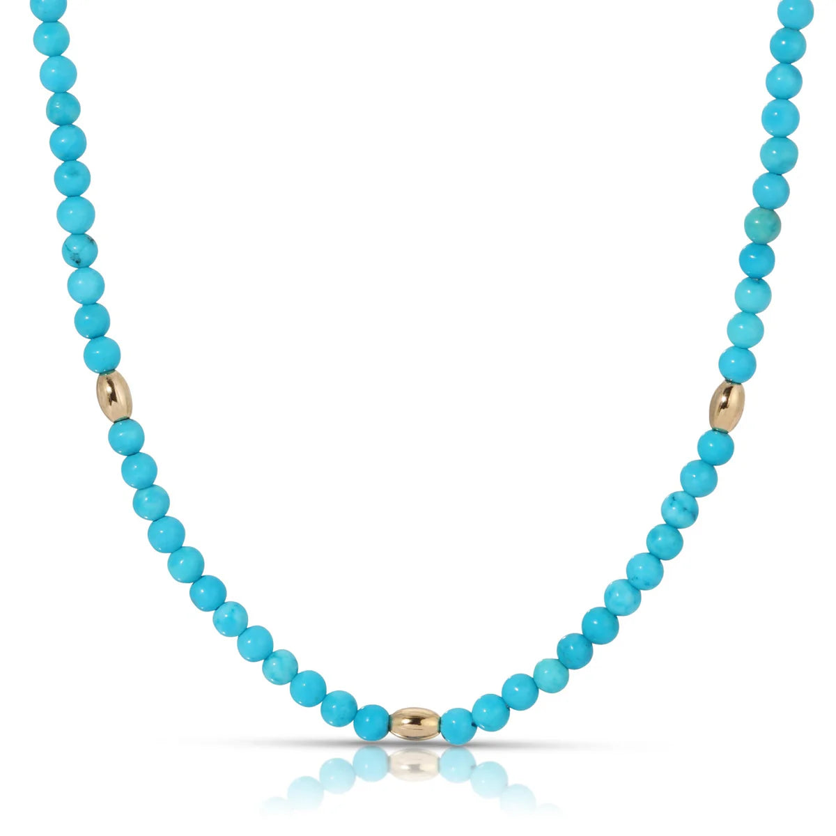 Bali Beaded Turquoise Choker