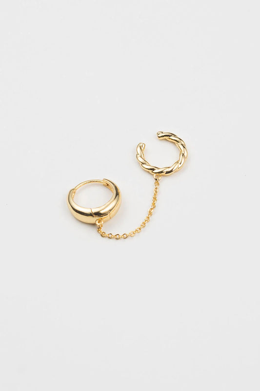 Zenith + Twisted ear cuff Single