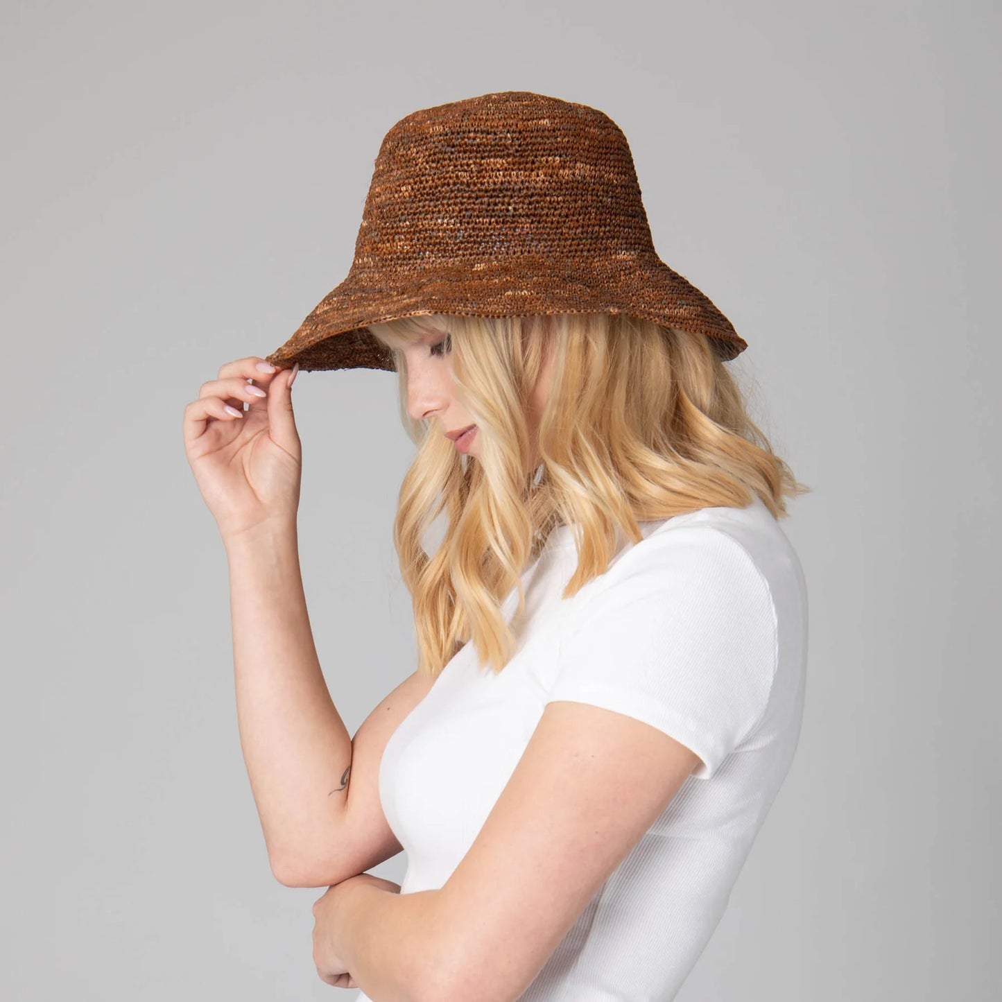 Weekend - Women's Crochet Raffia Bucket