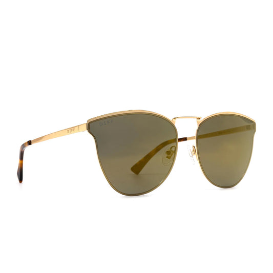 Sadie Gold Mirror Sunglasses