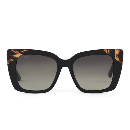 Lizzy Square Sunglasses Matte Black