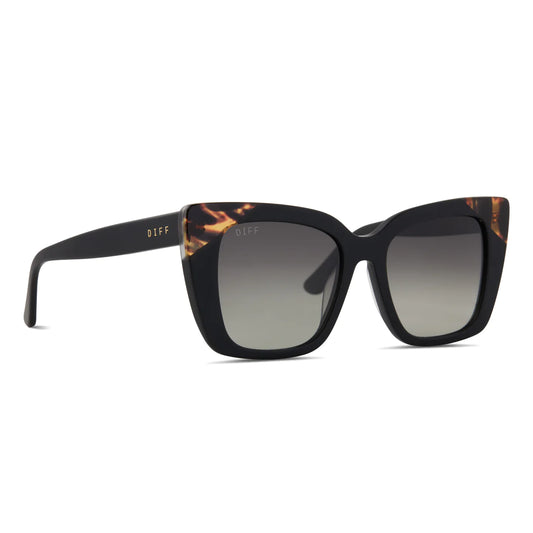 Lizzy Square Sunglasses Matte Black