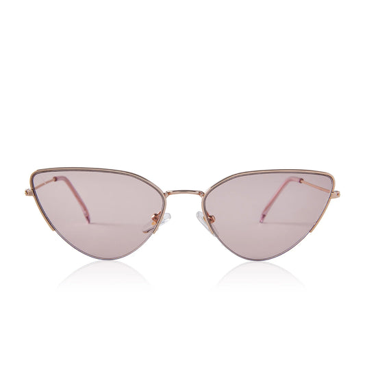 fairfax shiny gold rose pink tint sunglasses