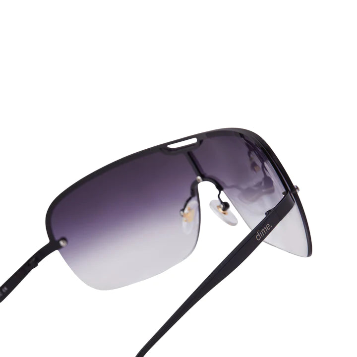 wilshire black grey to clear gradient flash sunglasses