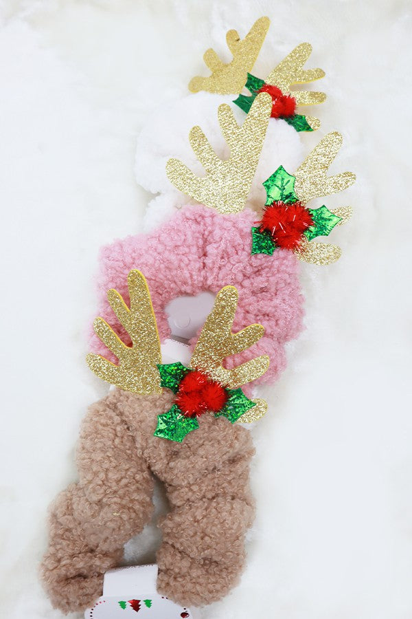 Christmas Glitter Scrunchies