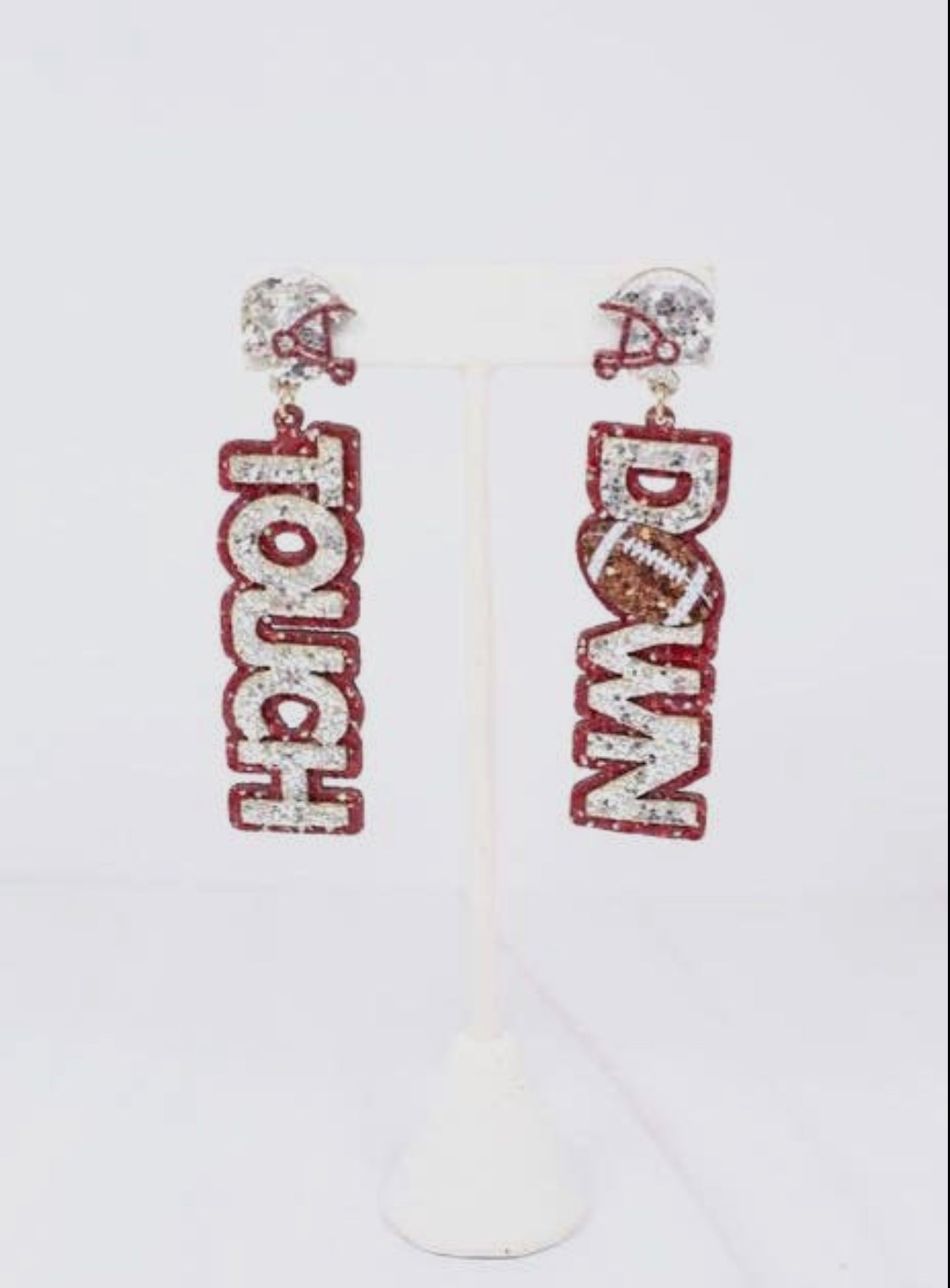 Touchdown Glitter Earring