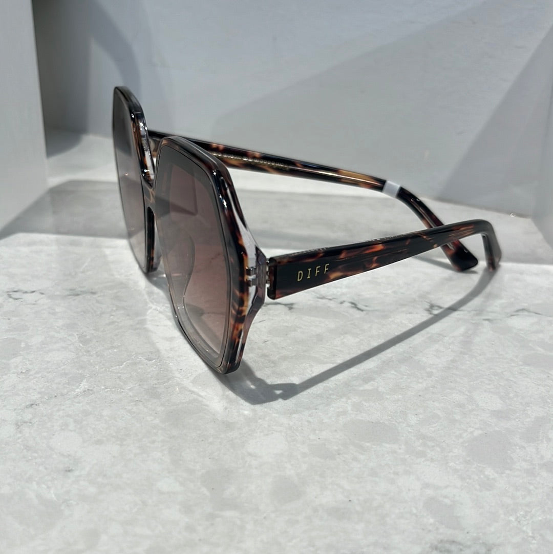 Gigi Wild Tort+Brown Sunglasses