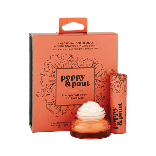 Lip Care Duo Pomegranate Peach, Gift Set